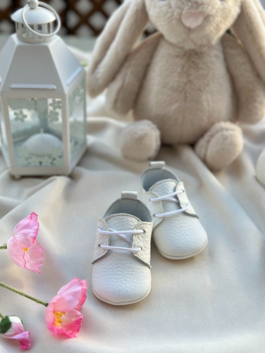 İsimli Beyaz Casual Bebek İlk Adım Ayakkabısı