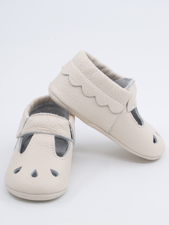 Nena Serisi Beyaz Bebek Makosen Ayakkabı