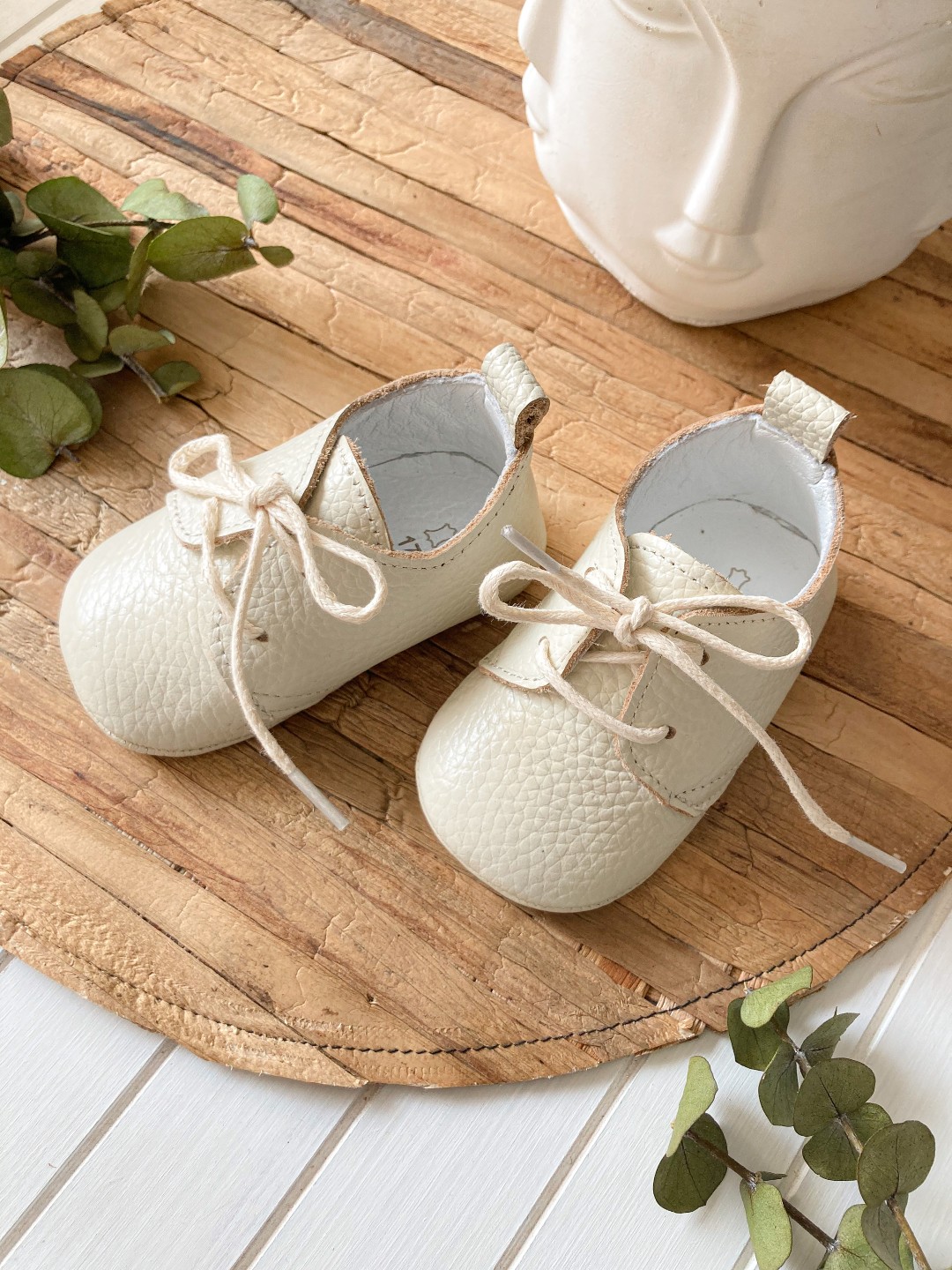 İsimli Krem Casual Bebek İlk Adım Ayakkabısı