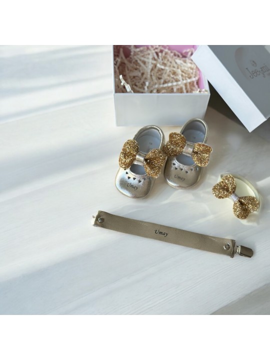 Gold Shine İsimli Bebek Hediye Kutusu