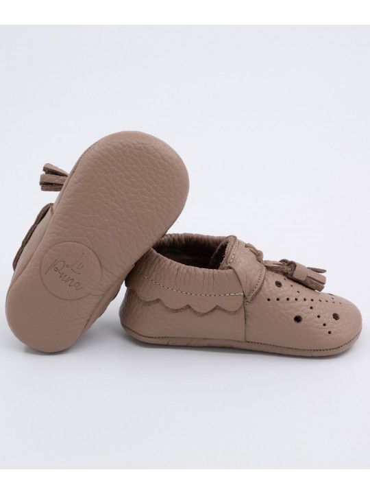 Royal Serisi Kahverengi Bebek Makosen Ayakkabı