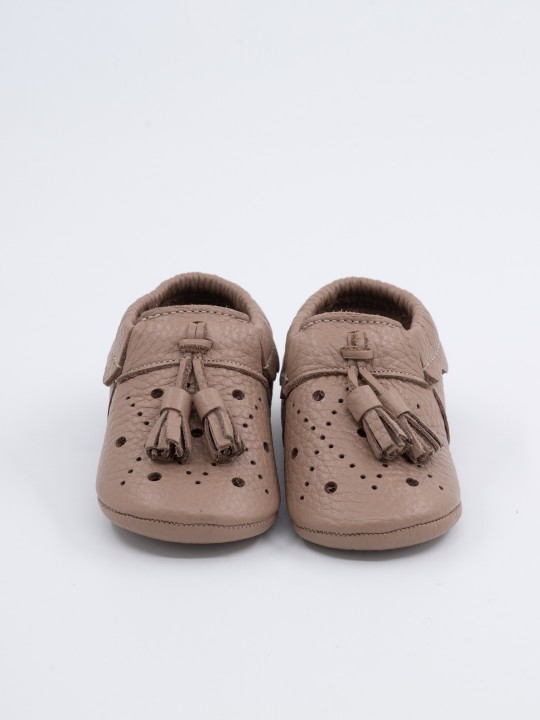 Royal Serisi Kahverengi Bebek Makosen Ayakkabı