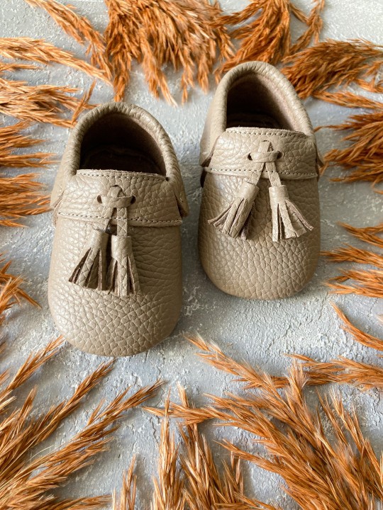 Hakiki Deri Vizon Bony Bebek İlk Adım Ayakkabısı