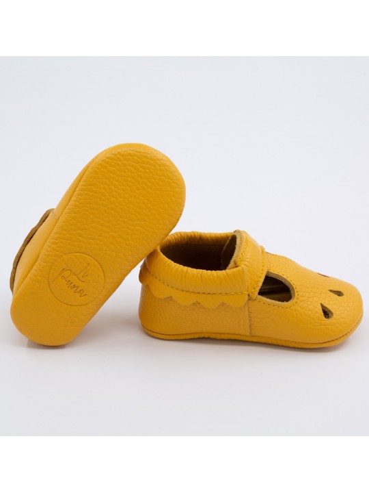 Nena Serisi Sarı Bebek Makosen Ayakkabı