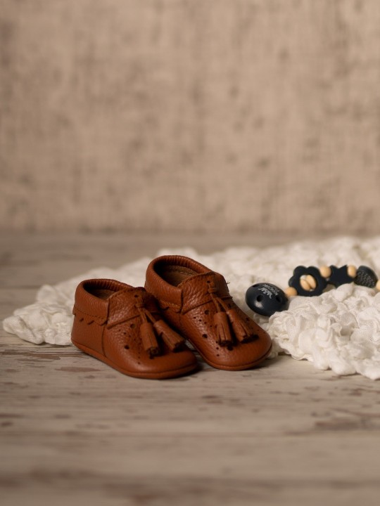 Royal Serisi Taba Bebek Makosen Ayakkabı